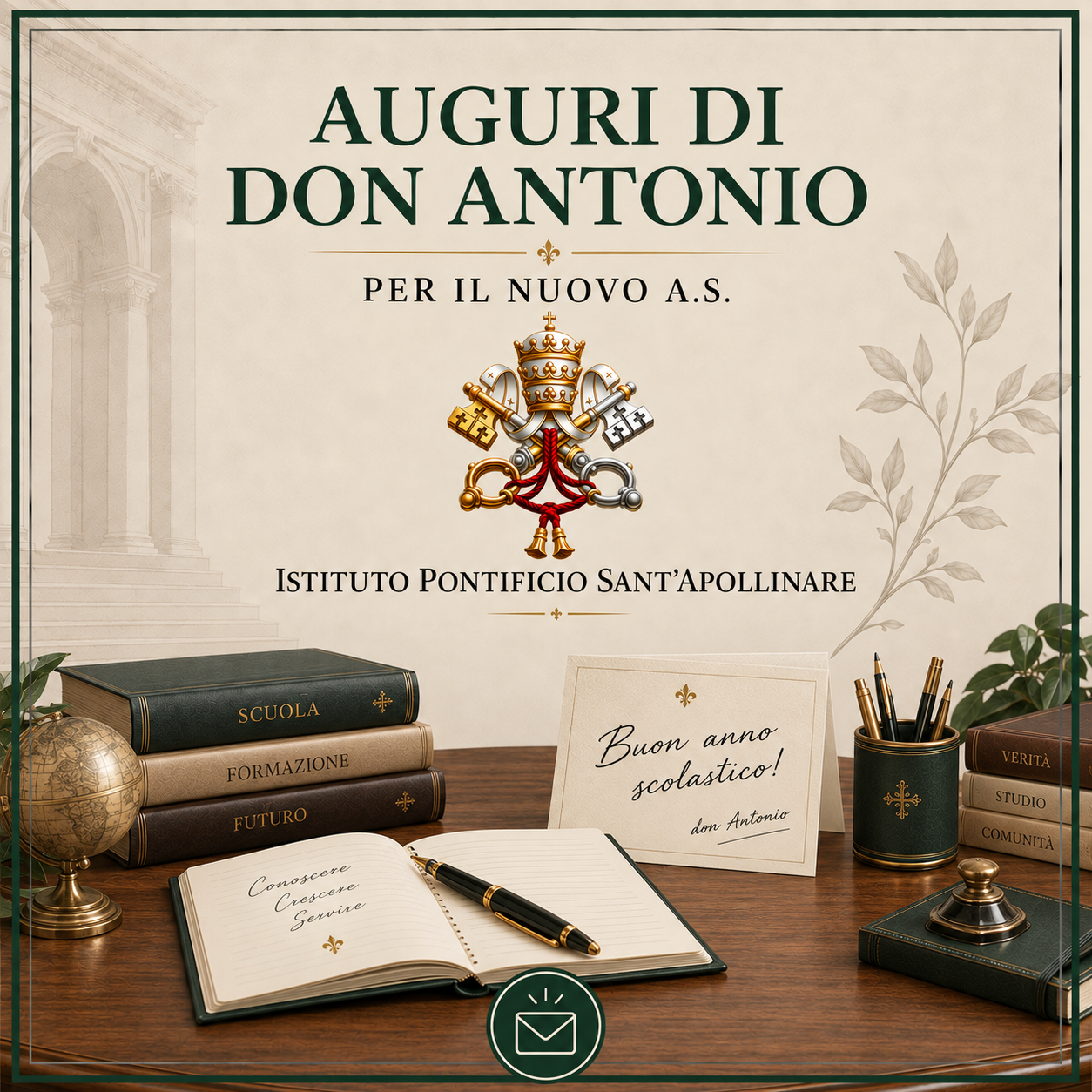 Augurio di d. Antonio per il nuovo a.s.